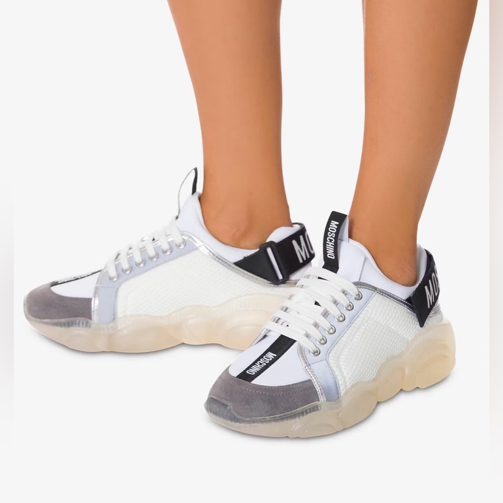 Moschino Teddy Run sneakers with strap - Picture 1 of 12
